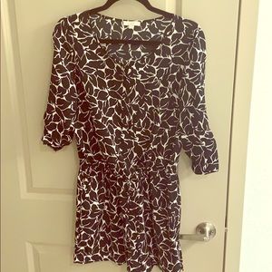 LOFT 3/4 sleeve romper, 6P